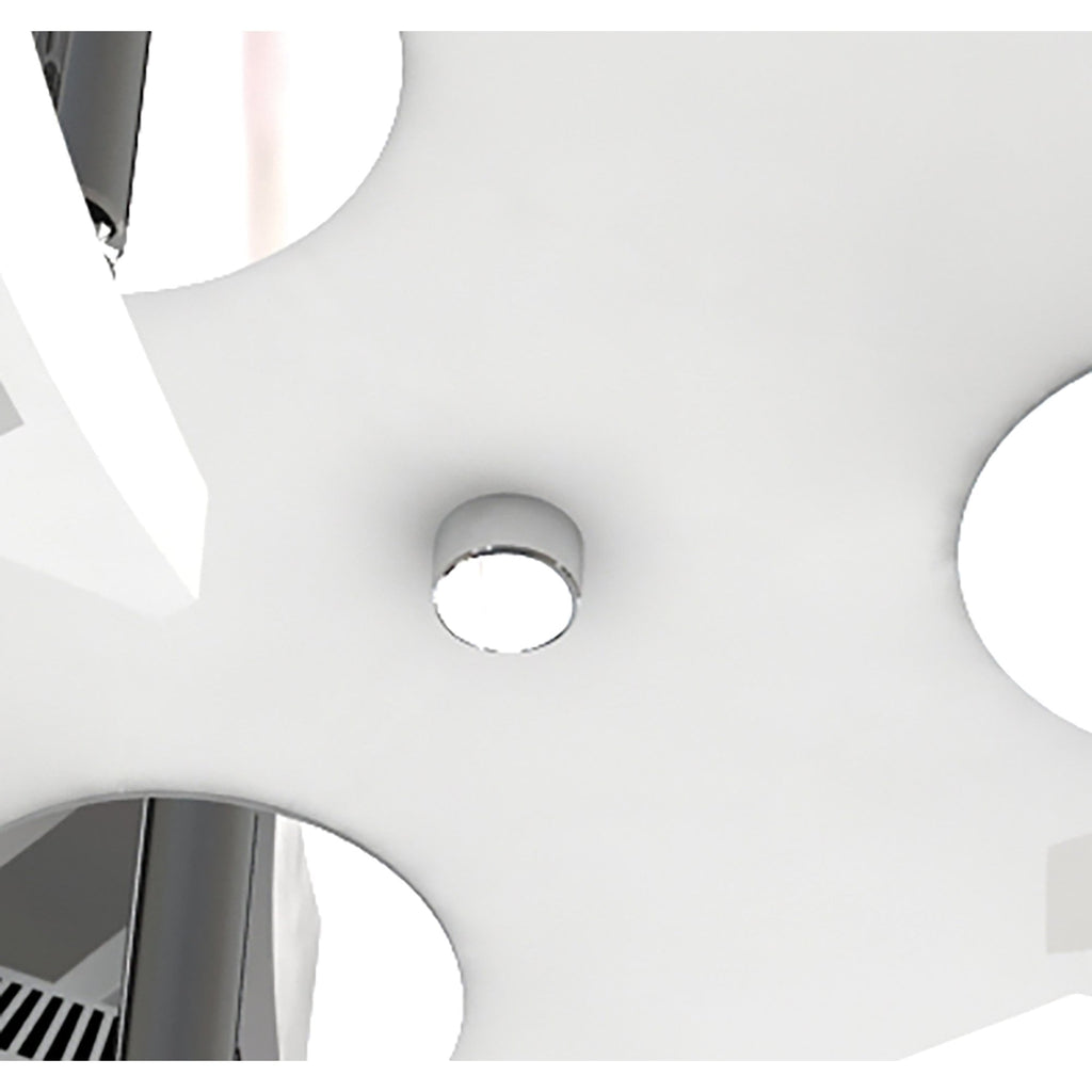 M8104/1 Filippo Spot Light 3 Light LED Triangular 5W Matt White/Polished Chrome