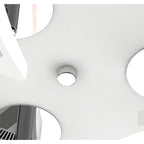 M8104/1 Filippo Spot Light 3 Light LED Triangular 5W Matt White/Polished Chrome