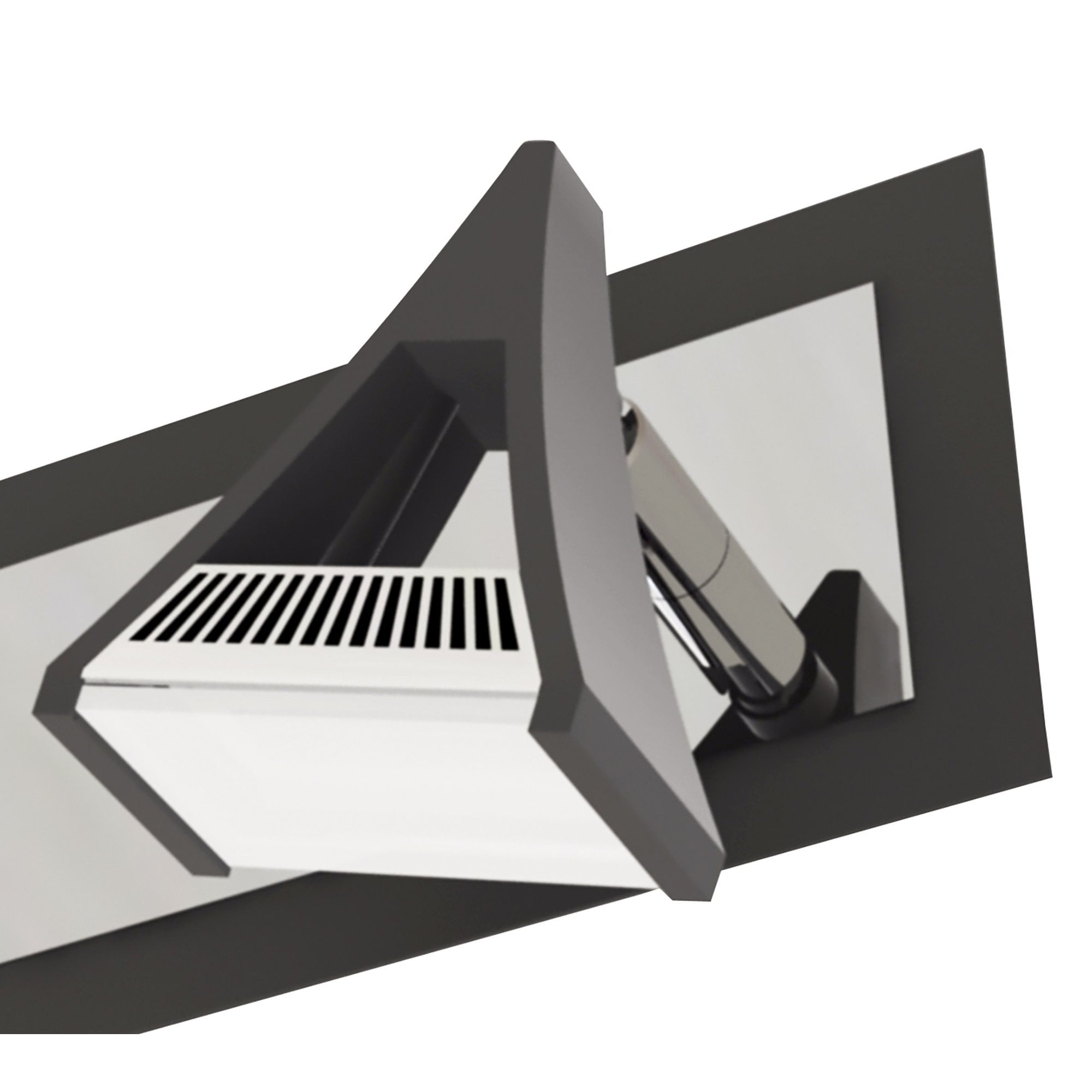 M8108/1 Filippo Linear Spot Light 2 Light LED 10W Matt Black/Polished Chrome