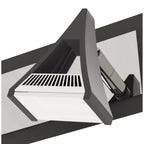 M8108/1 Filippo Linear Spot Light 2 Light LED 10W Matt Black/Polished Chrome