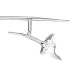 M0318 Flavia Linear Spot Light 4 Light G9 Adjustable Heads Polished Chrome