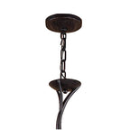 M3121 Forest Pendant 3 Arm 6 Light G9 Brown/Black Oxide