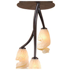 M3127 Forest Ceiling 3 Light G9 Brown/Black Oxide