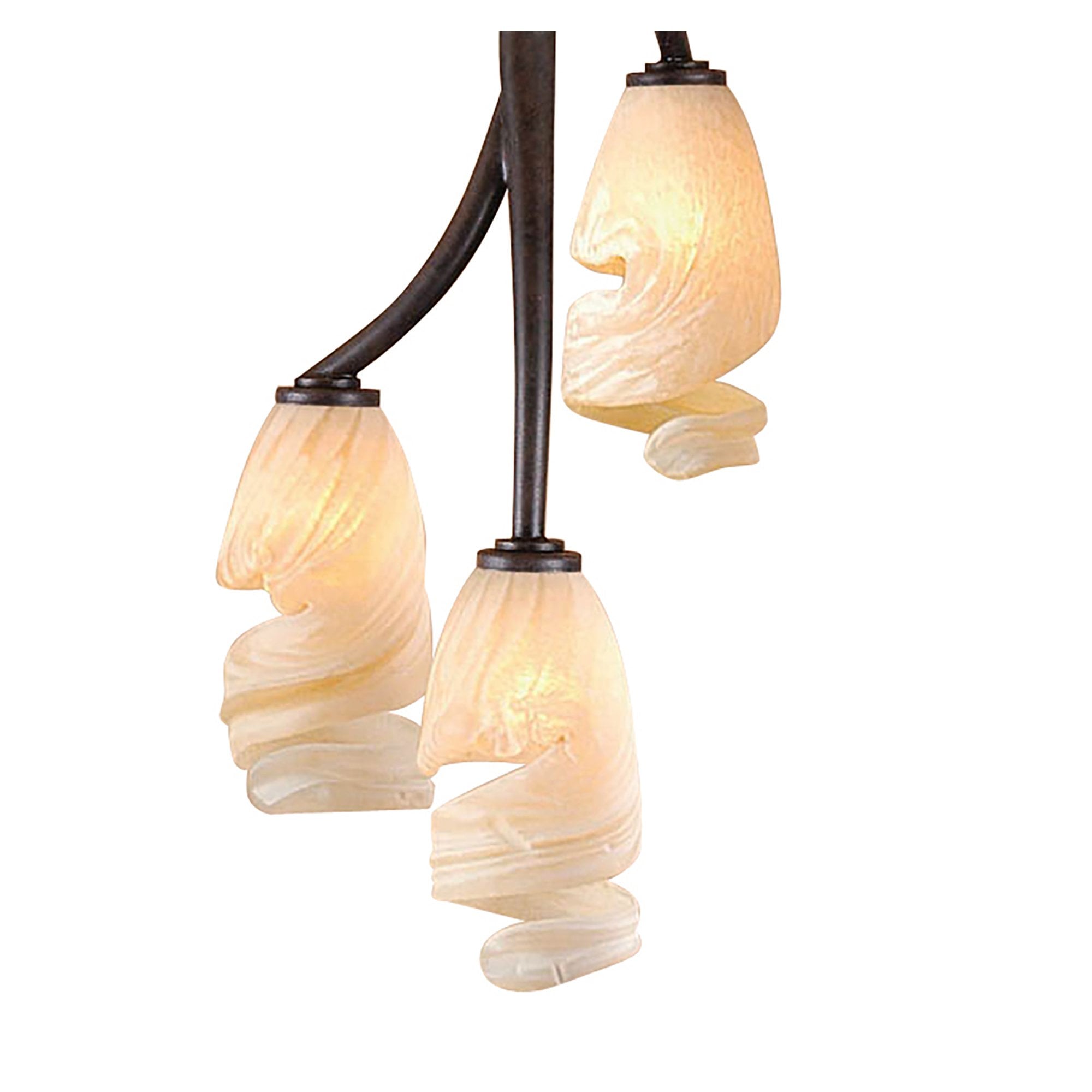 M3127 Forest Ceiling 3 Light G9 Brown/Black Oxide