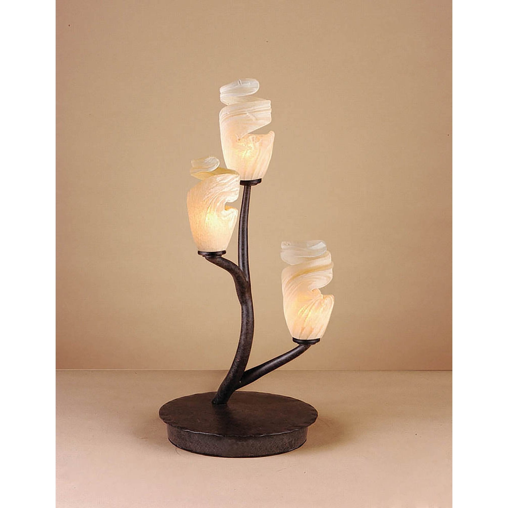 M3126 Forest Table Lamp 3 Light G9 Brown/Black Oxide