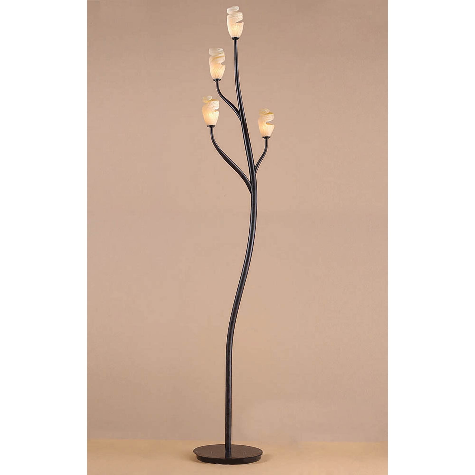 M3130 Forest Floor Lamp 4 Light G9 Brown/Black Oxide