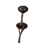 M3134 Forest Semi Ceililng 8 Light G9 Bar Brown Black Oxide