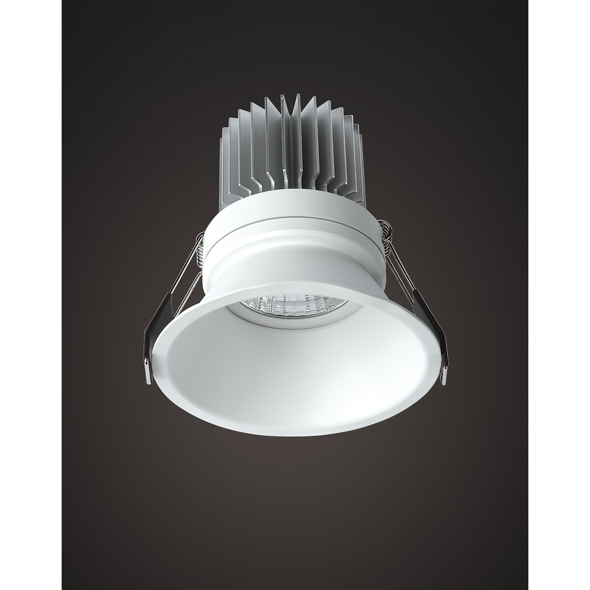 MC0072 Formentera Recessed Downlight 8.2cm Round 7W COB LED Matt White