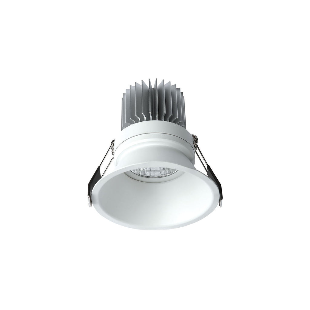 MC0073 Formentera Recessed Downlight 10.8cm Round 12W COB LED Matt White