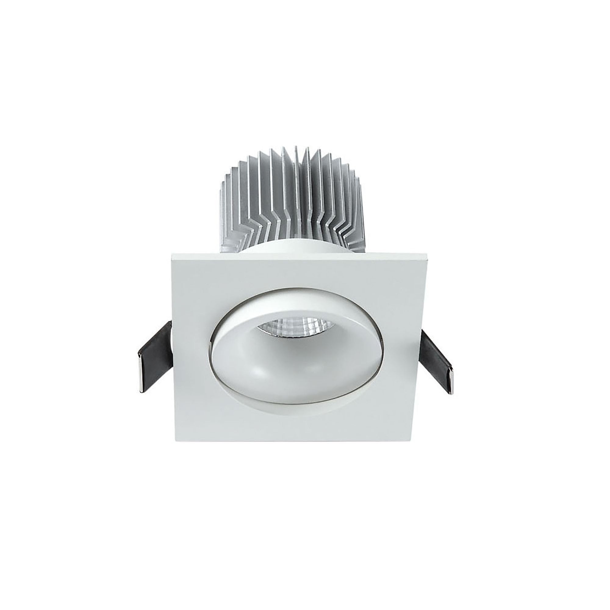 MC0079 Formentera Recessed Swivel Downlight 8cm Square 7W COB LED Matt White