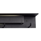 M6866 Fuerteventura Wall Lamp Coat Rack 9W LED Matt Black