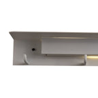 M6865 Fuerteventura Wall Lamp Coat Rack 9W LED Matt White