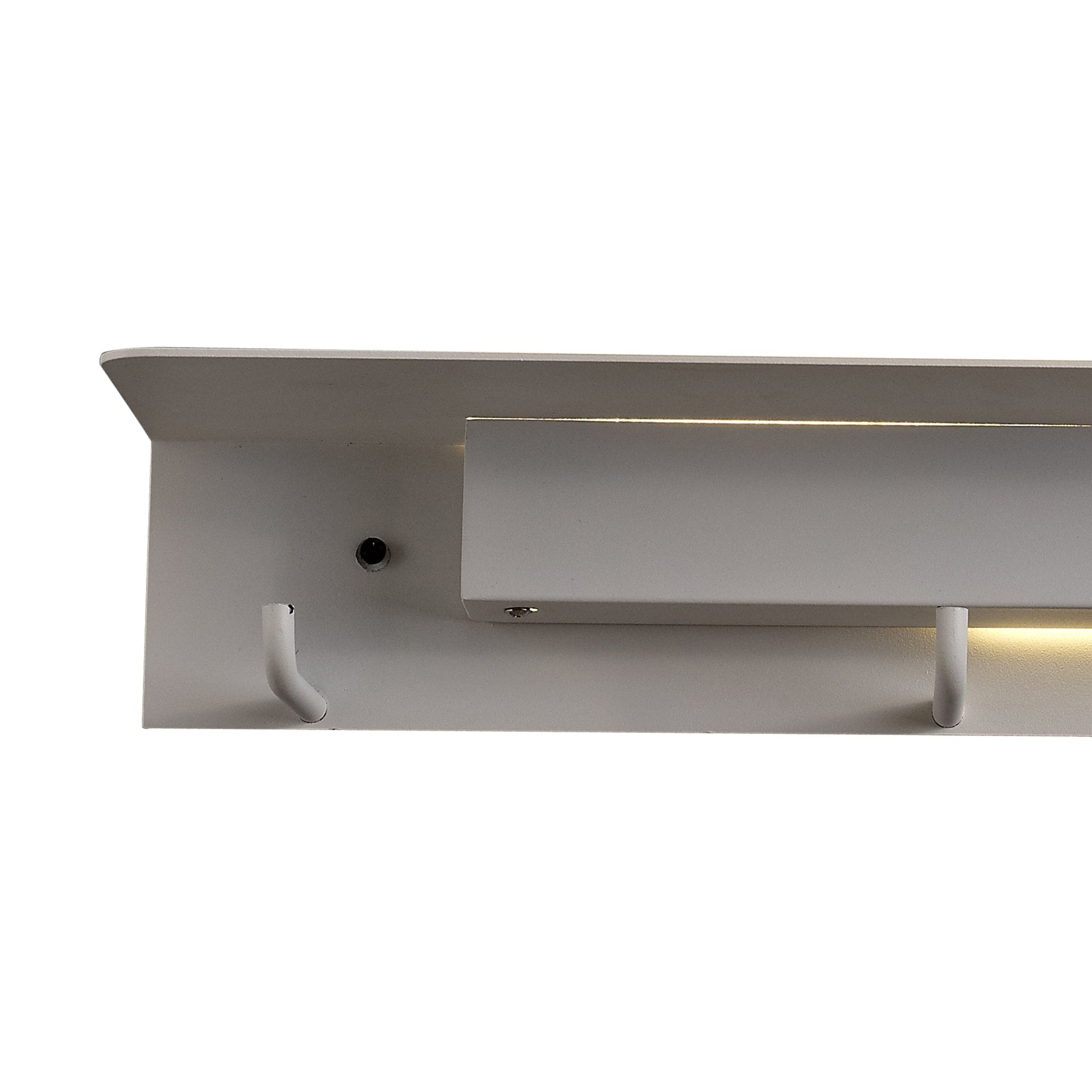 M6865 Fuerteventura Wall Lamp Coat Rack 9W LED Matt White