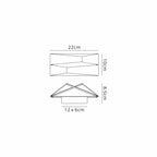 M8156 Fuji Wall Light 10W LED White