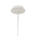 M7623 Galaxia Pendant Round 1 Light White/White Cement