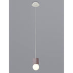 M7706 Galaxia Pendant Square 1 Light White / Red Cement