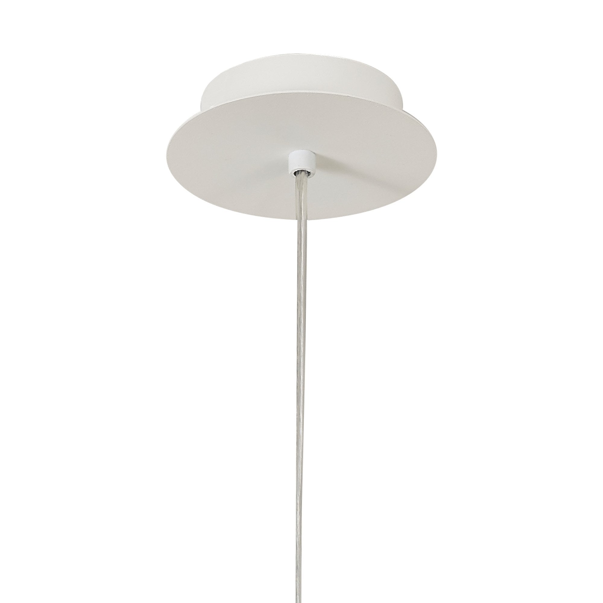 M7624 Galaxia Pendant Round 1 Light White/Grey Cement