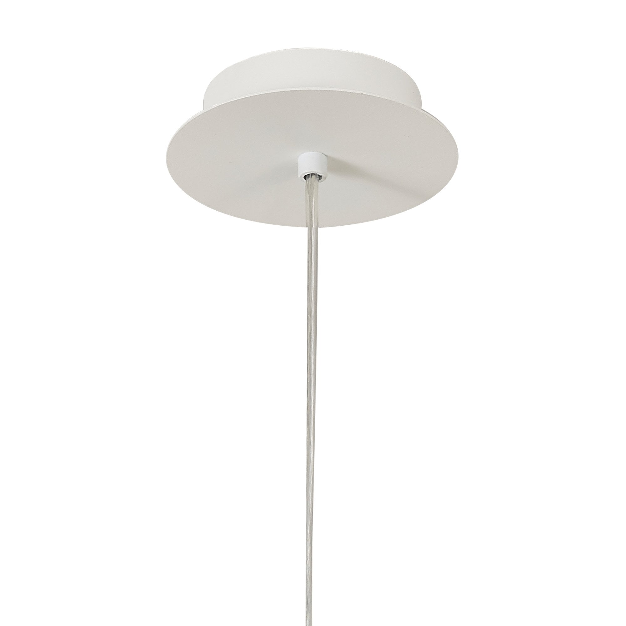 M7625 Galaxia Pendant Round 1 Light White/Red Cement