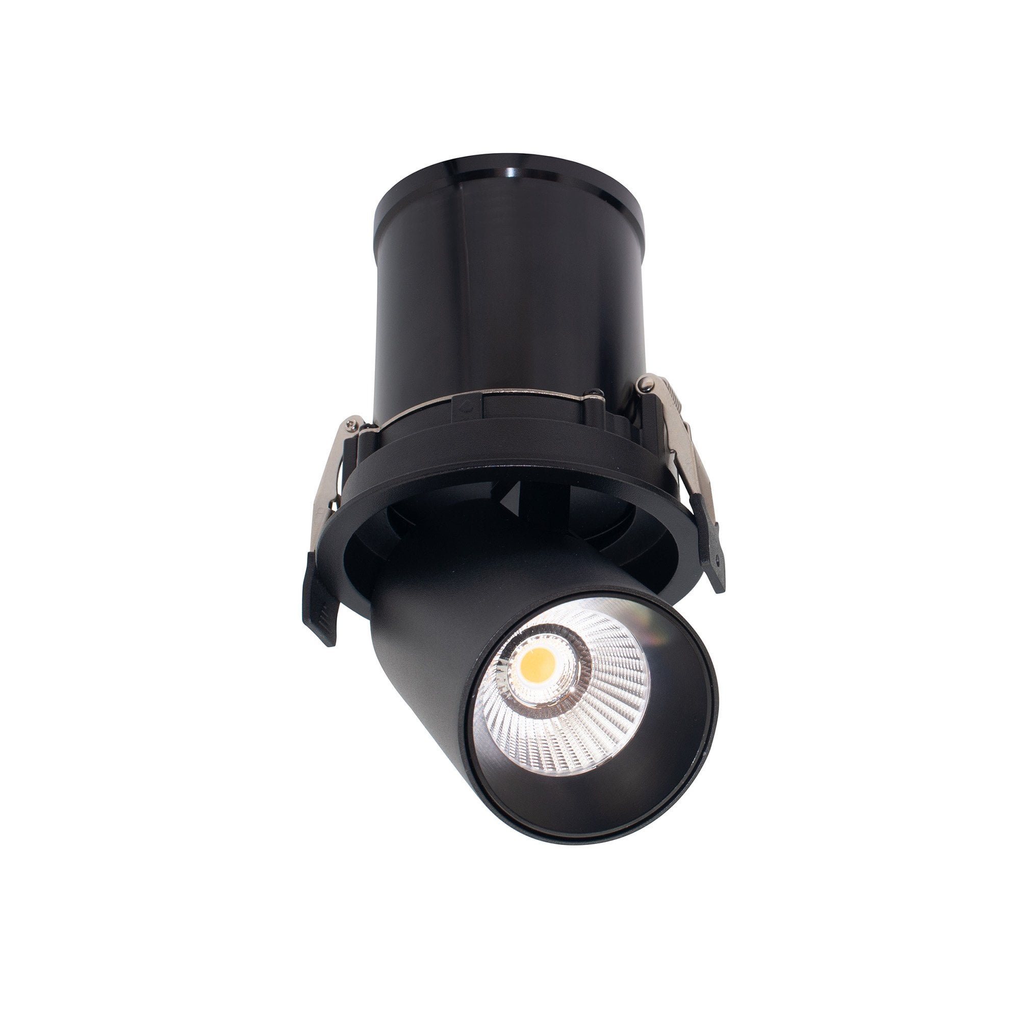 M7832 Garda Retractable Recessed Swivel Spotlight 12W Black