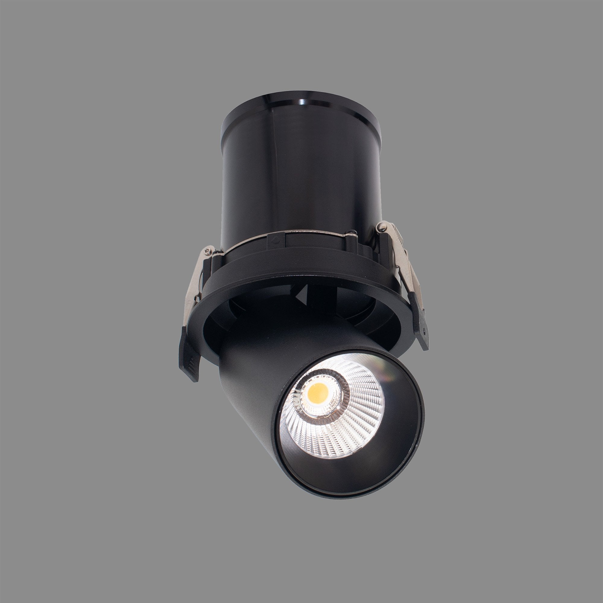 M7832 Garda Retractable Recessed Swivel Spotlight 12W Black