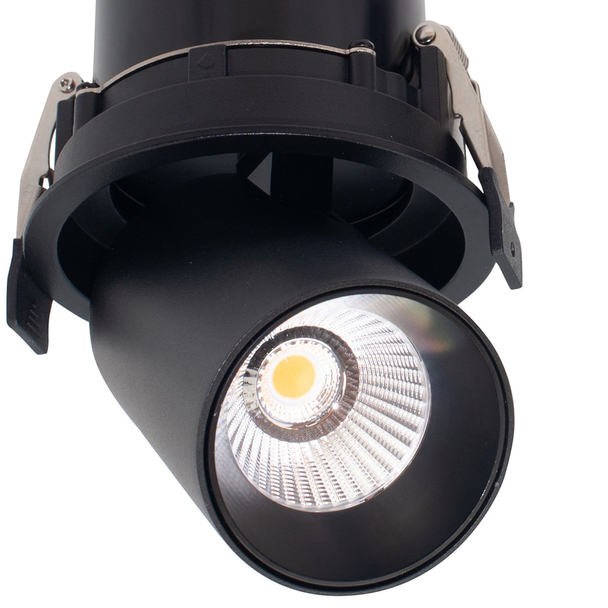 M7832 Garda Retractable Recessed Swivel Spotlight 12W Black