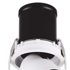M7830 Garda Retractable Recessed Swivel Spotlight 12W Matt White & Black