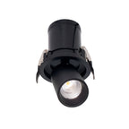 M7831 Garda Retractable Recessed Swivel Spotlight 7W Black