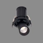 M7831 Garda Retractable Recessed Swivel Spotlight 7W Black