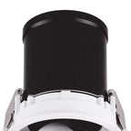 M6403 Garda Retractable Recessed Swivel Spotlight 12W Matt White & Black