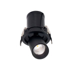 M7833 Garda Retractable Recessed Swivel Spotlight 7W Black