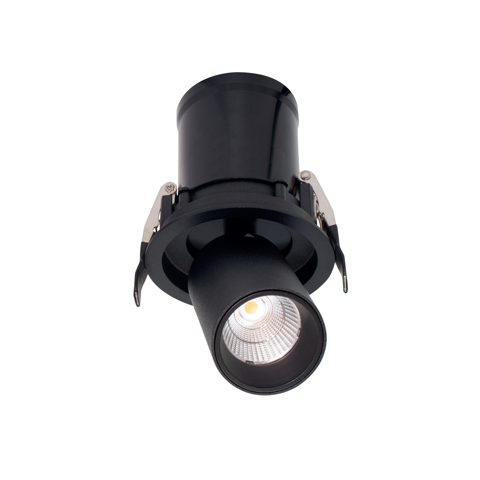 M7833 Garda Retractable Recessed Swivel Spotlight 7W Black