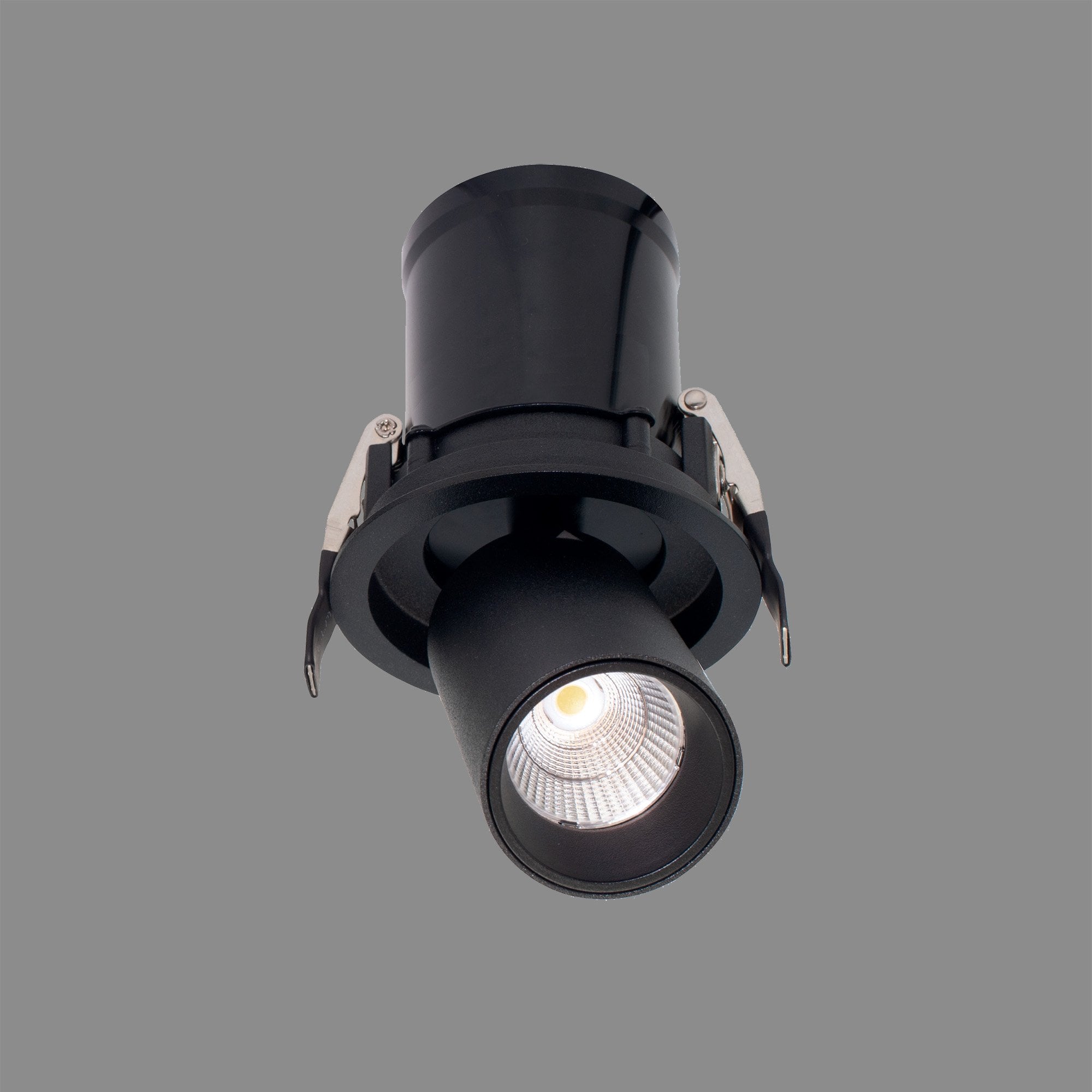 M7833 Garda Retractable Recessed Swivel Spotlight 7W Black