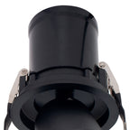 M7833 Garda Retractable Recessed Swivel Spotlight 7W Black