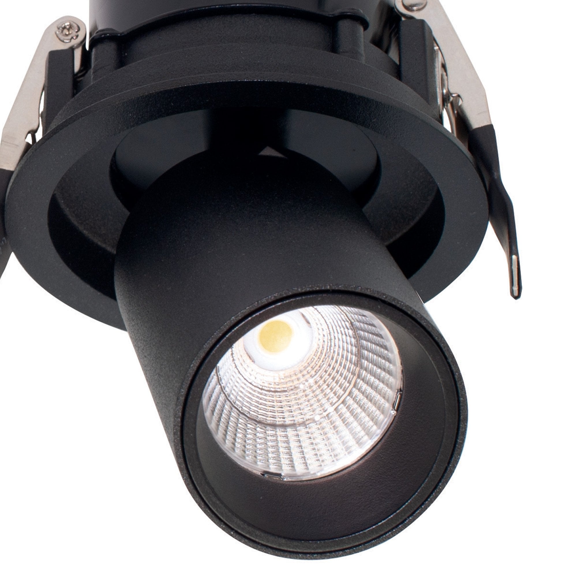 M7833 Garda Retractable Recessed Swivel Spotlight 7W Black
