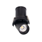 M7834 Garda Retractable Recessed Swivel Spotlight 12W Black