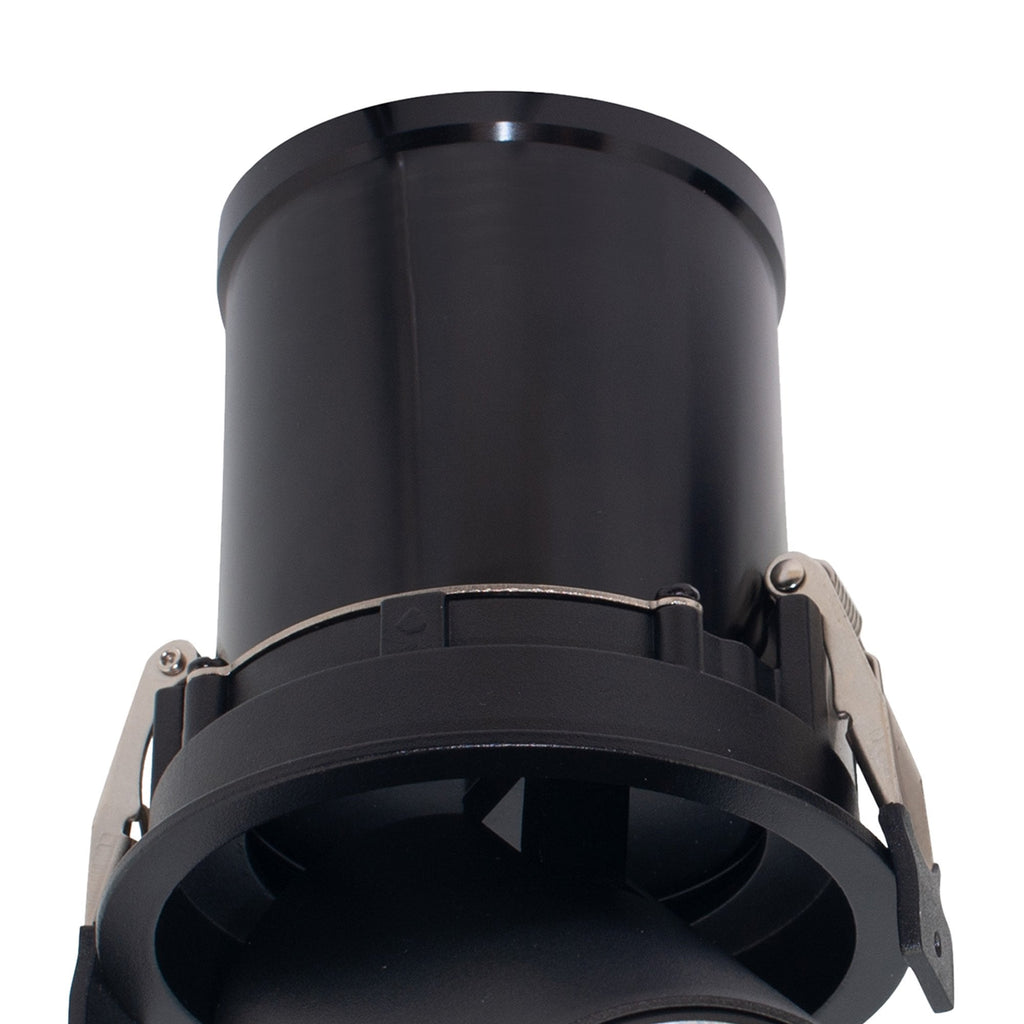 M7834 Garda Retractable Recessed Swivel Spotlight 12W Black