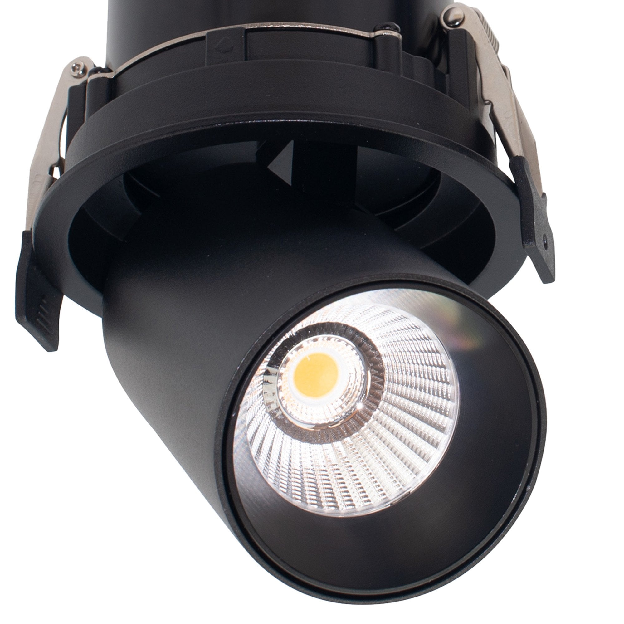M7834 Garda Retractable Recessed Swivel Spotlight 12W Black