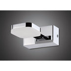 M8180/1 Gio Wall Lamp 1 Light 5W LED Polished Chrome/Frosted Acrylic