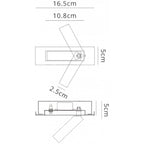 M6820 Gokova Wall Lamp 3W LED Sand White