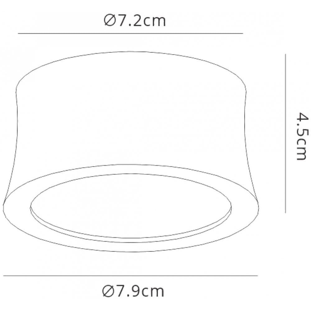M6832 Gower Spotlight 7W LED Sand White