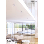 M6832 Gower Spotlight 7W LED Sand White