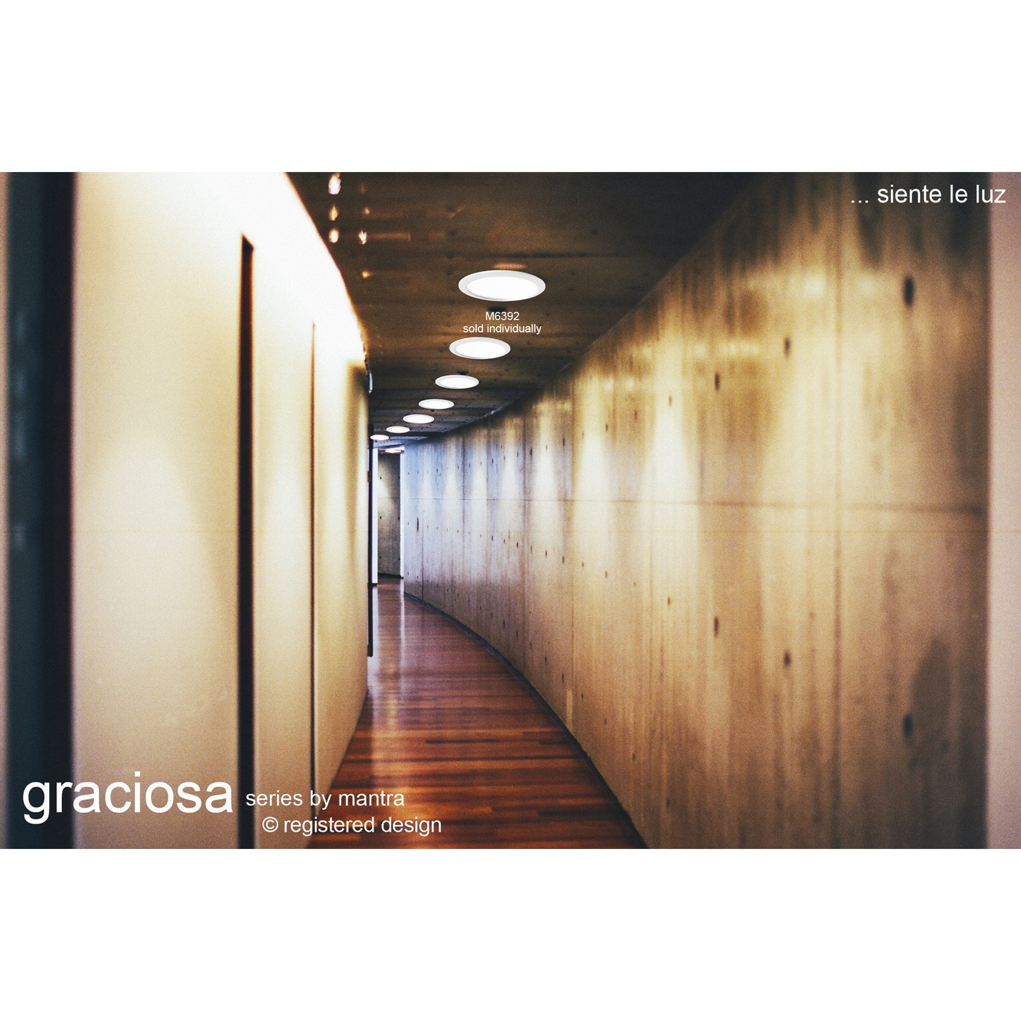 Graciosa Bathroom 23.5cm Round LED Downlight 24.5W White