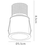 M6862 Guincho Outdoor Spotlight 5W LED Sand Black