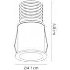 M6859 Guincho Outdoor Spotlight 3W LED Sand White