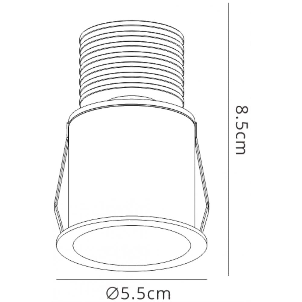 M6861 Guincho Outdoor Spotlight 5W LED Sand White