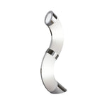 M8655/1 Guss Table Lamp GU10 2 Light Polished Chrome/White Acrylic