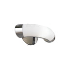 M8656/S/1 Guss Wall Lamp Switched GU10 1 Light Polished Chrome/White Acrylic