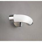 M8656/S/1 Guss Wall Lamp Switched GU10 1 Light Polished Chrome/White Acrylic