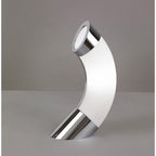 M8654/1 Guss Table Lamp GU10 1 Light Polished Chrome/White Acrylic