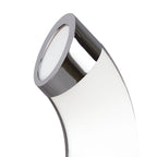 M8654/1 Guss Table Lamp GU10 1 Light Polished Chrome/White Acrylic